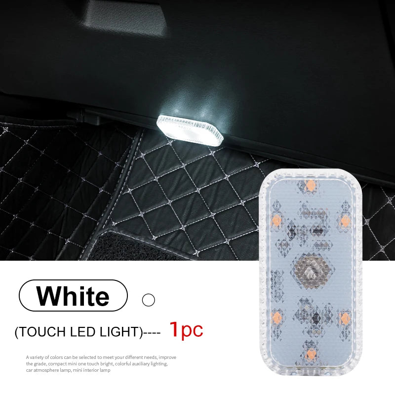 Luz LED Táctil Inalámbrica para Interior de Coche 🚗💡
