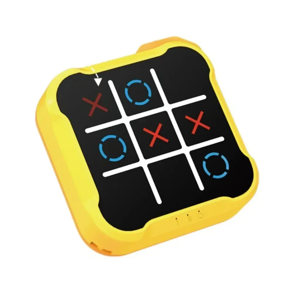 🎲🧠 Juego Electrónico Multifunción Tres en Raya – Puzzle Montessori Portátil para Niños y Adultos