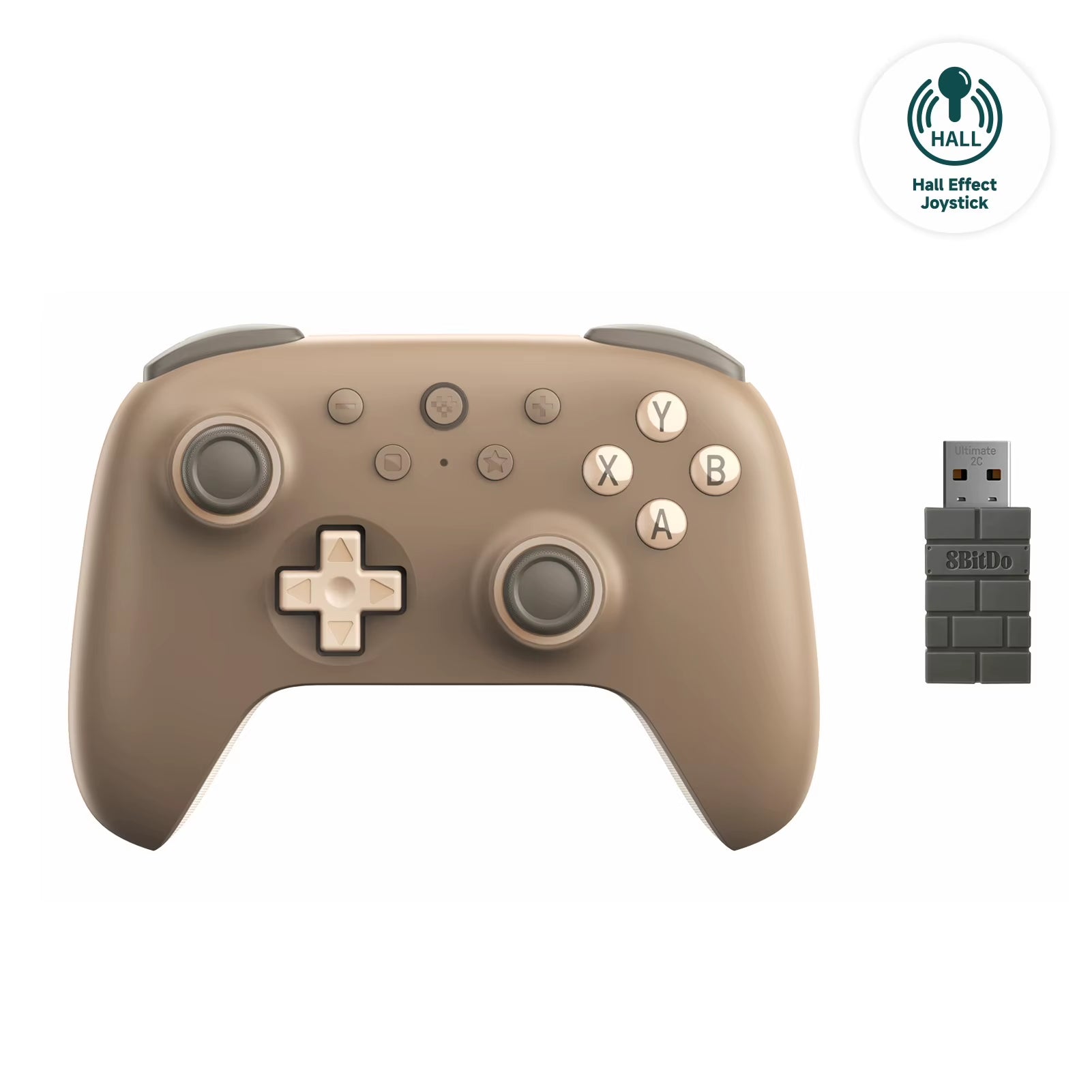 8Bitdo Ultimate 2C Wireless Gaming Controller for PC, Windows 10, 11, Steam Deck, Raspberry Pi, Android Gamepad Accessories