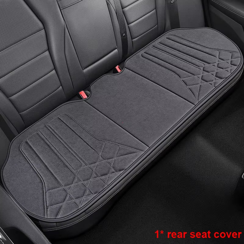 Universal Car Seat Cover Soft Suede Driver'S Seat Support Cushion Breathable Anti-Slip Protective Mat Car Interior Accessories