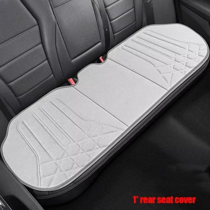 Universal Car Seat Cover Soft Suede Driver'S Seat Support Cushion Breathable Anti-Slip Protective Mat Car Interior Accessories