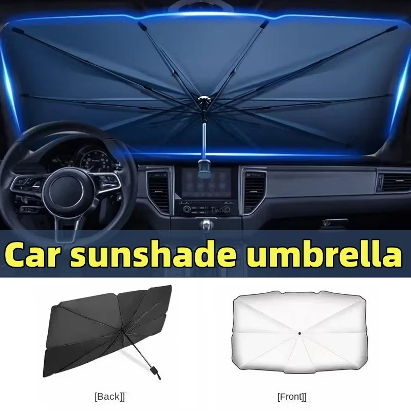 ☀️ Parasol Protector para Parabrisas de Coche – Sombrilla Plegable Anticalor para Interior