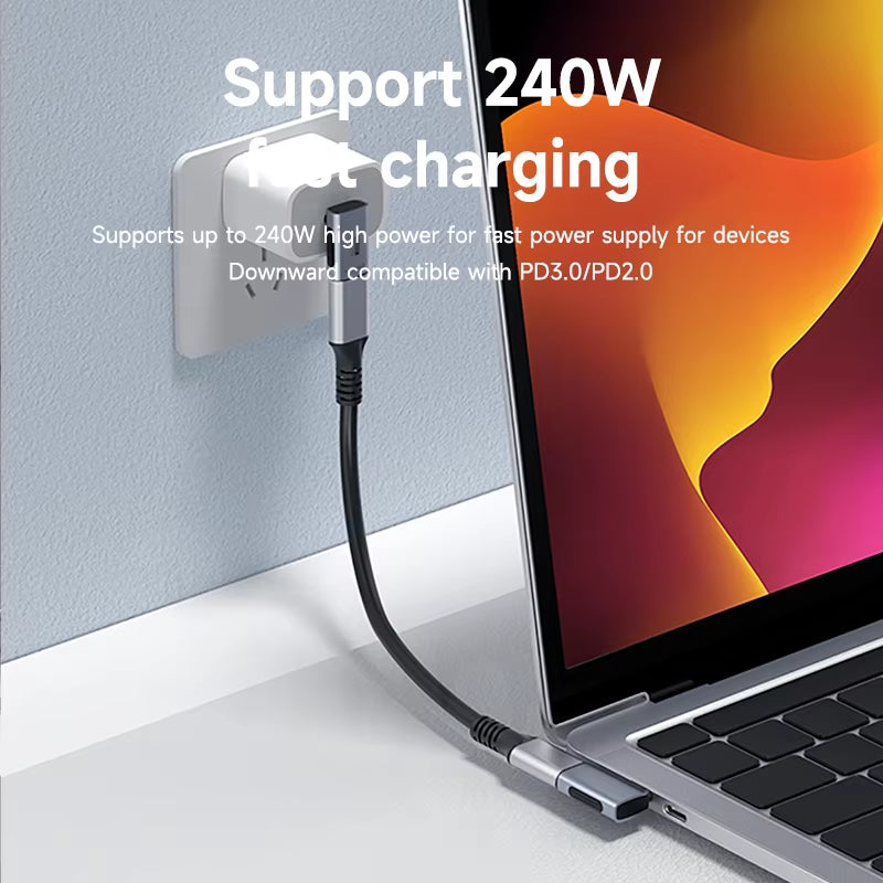 🔌 Adaptador USB-C de Alto Rendimiento – 240 W, 40 Gbps, 8K@60 Hz (USB4 / Thunderbolt)