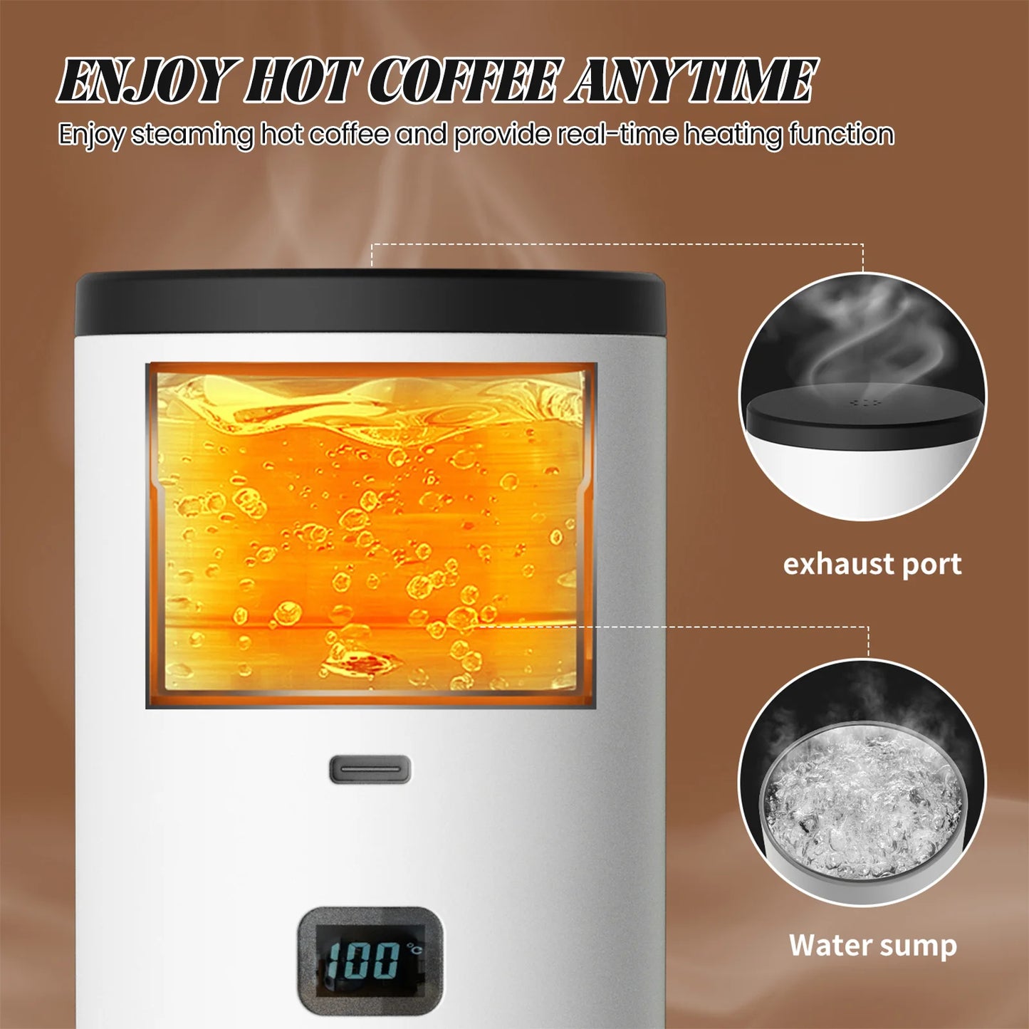 Cafetera Eléctrica Portátil de Cápsulas 3 en 1 ☕🚗 