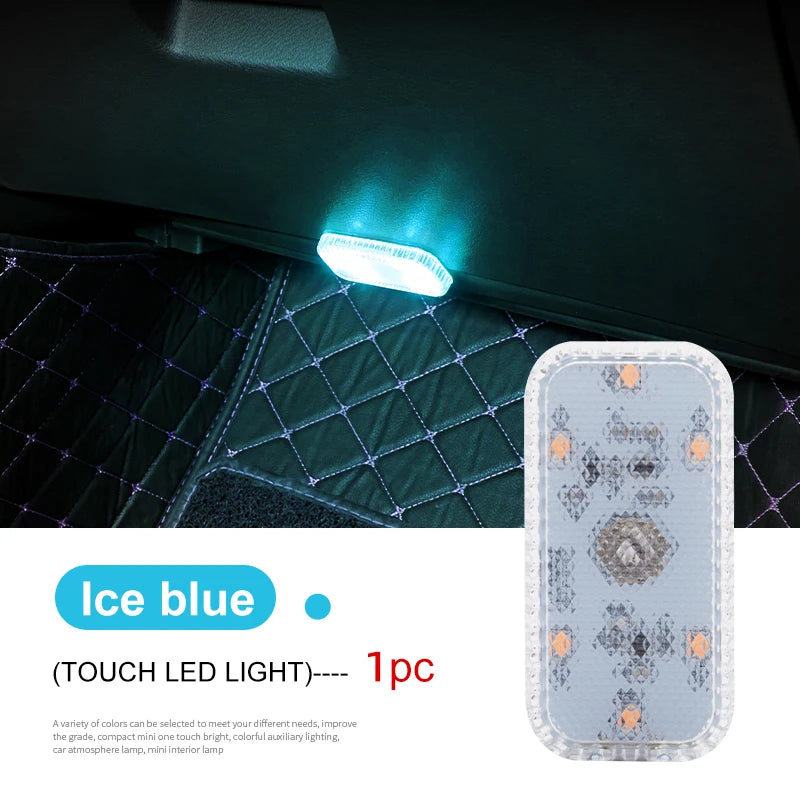 Luz LED Táctil Inalámbrica para Interior de Coche 🚗💡