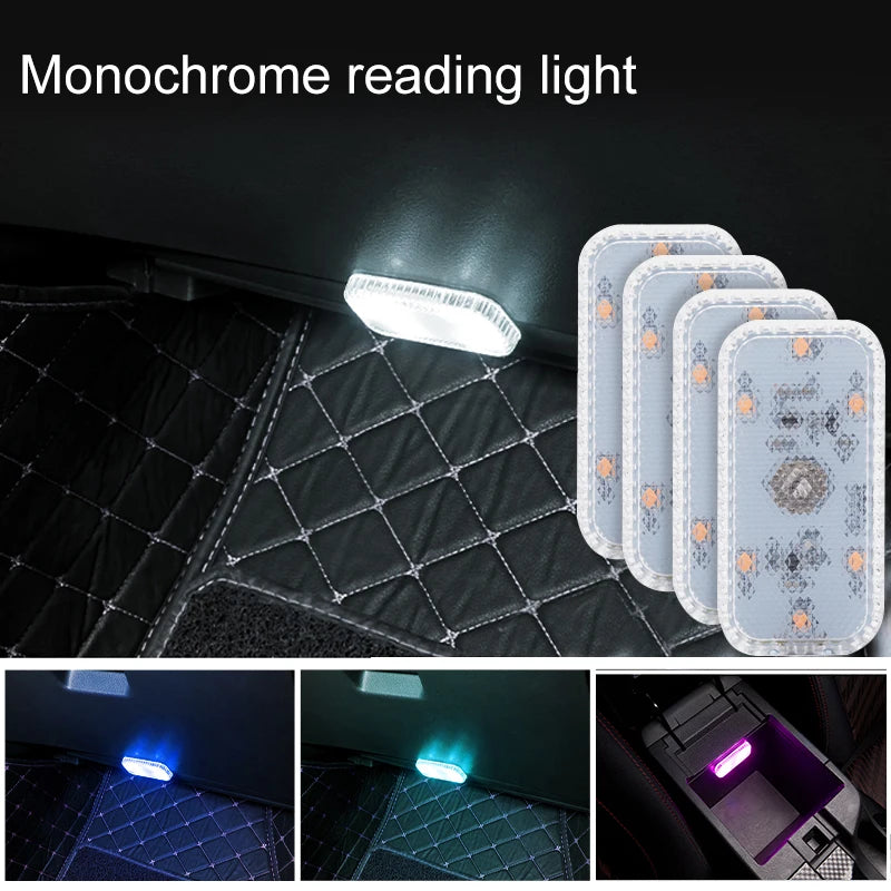 Luz LED Táctil Inalámbrica para Interior de Coche 🚗💡