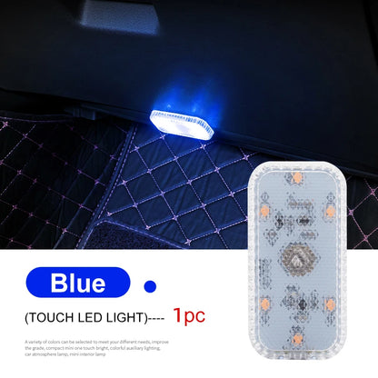 Luz LED Táctil Inalámbrica para Interior de Coche 🚗💡