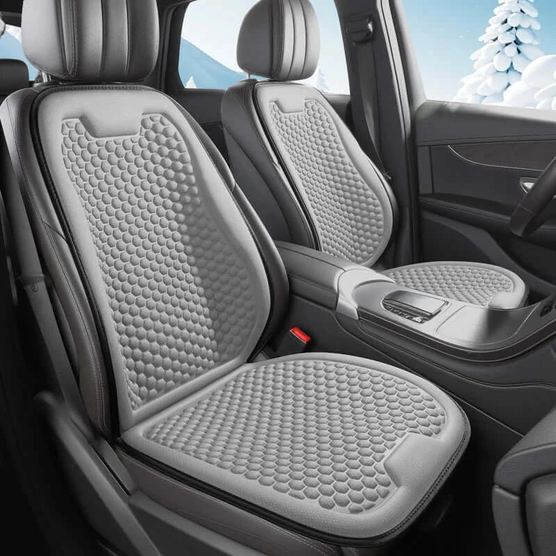 🚗❄️ Cojín de Asiento para Coche de Seda de Hielo – Fresco, Transpirable y Antideslizante