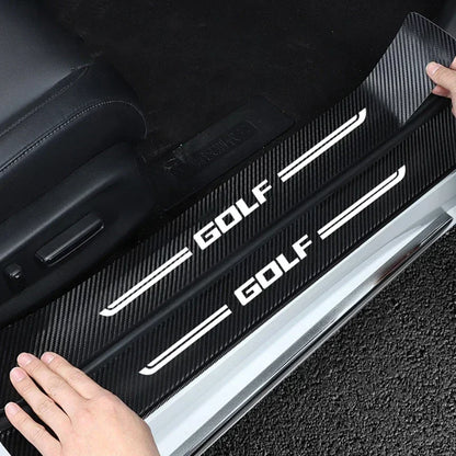 🚗✨ Protectores Adhesivos Antirayaduras para Umbral de Puerta Volkswagen VW