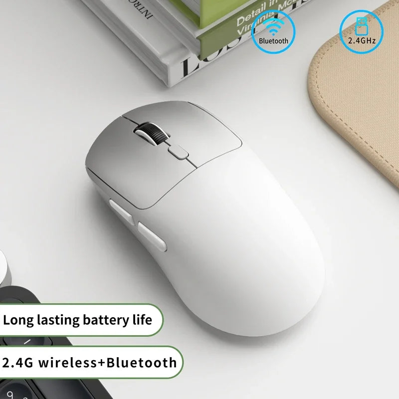 🖱️ Ratón Inalámbrico Lenovo Bluetooth 2.4G – Recargable, Ergonómico y Multimodo