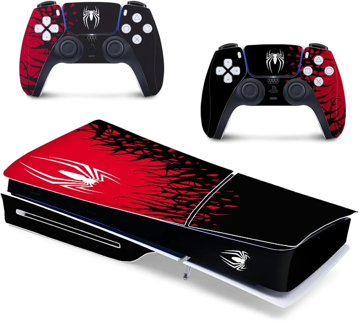 🎮 Vinilo Protector para PS5 Slim – Skin Adhesiva Diseño Superhéroes para Consola y Mandos