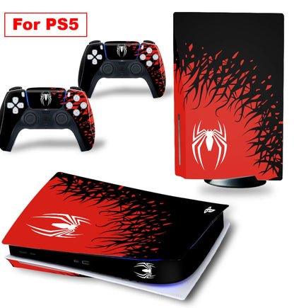 🎮 Vinilo Protector para PS5 Slim – Skin Adhesiva Diseño Superhéroes para Consola y Mandos