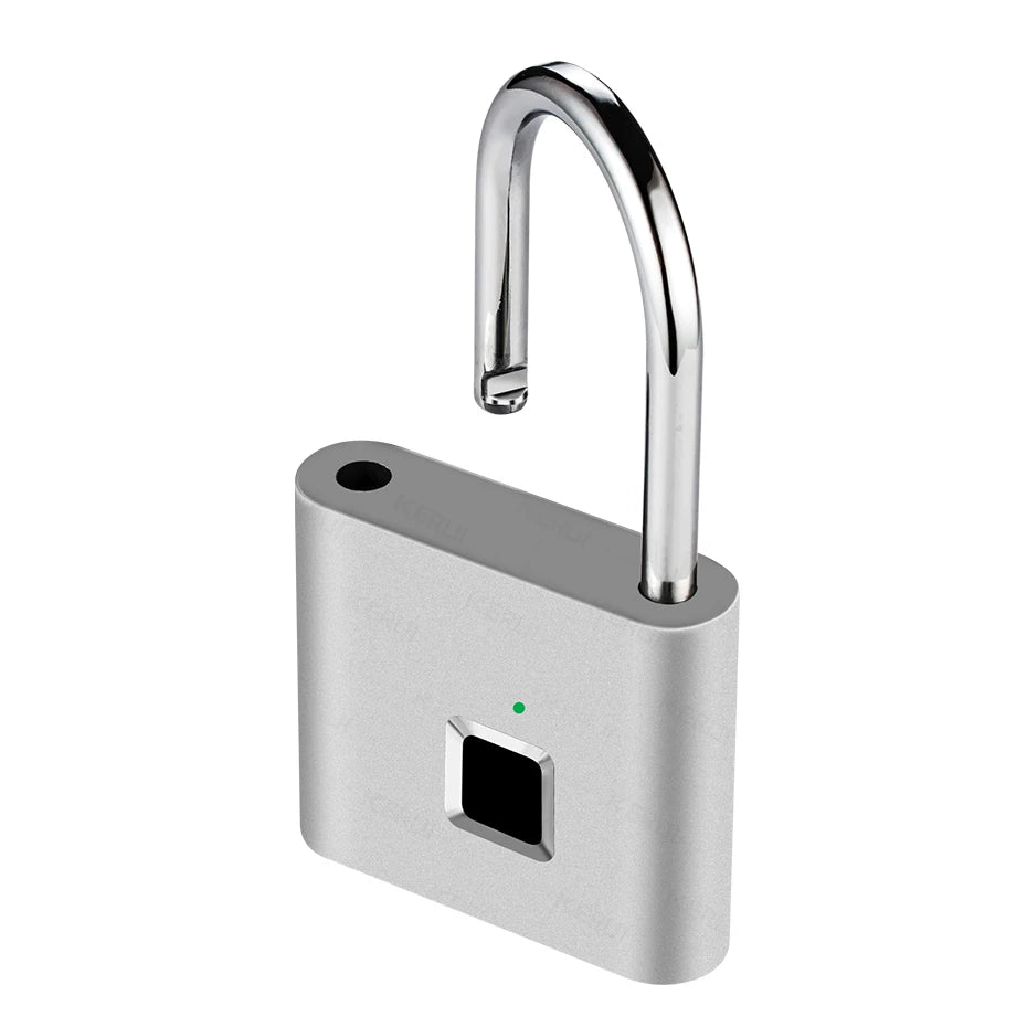 🔐 Cerradura Inteligente KERUI con Huella Dactilar – Candado Antirrobo USB Impermeable