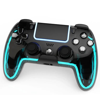 🎮 Controladores Inalámbricos Saitake para PS4 – Joystick Hall 3D con Iluminación RGB