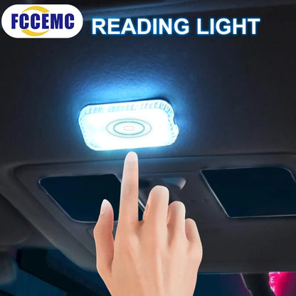 Luz LED Táctil Inalámbrica para Interior de Coche 🚗💡