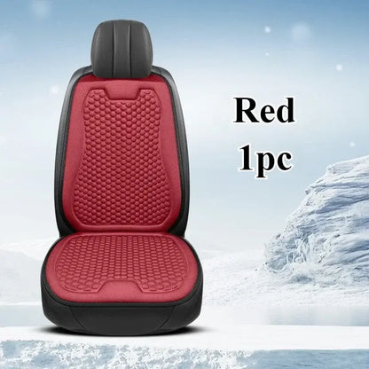🚗❄️ Cojín de Asiento para Coche de Seda de Hielo – Fresco, Transpirable y Antideslizante