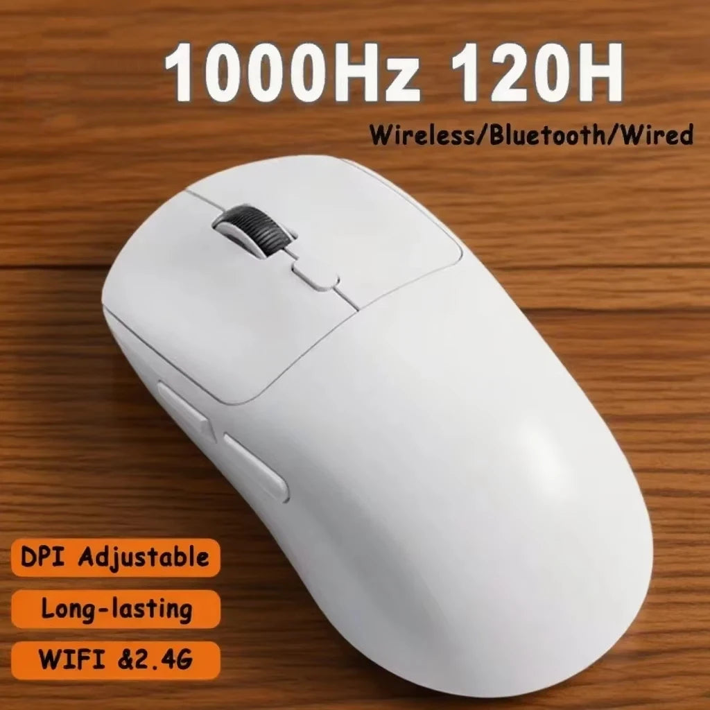 🖱️ Ratón Inalámbrico Lenovo Bluetooth 2.4G – Recargable, Ergonómico y Multimodo
