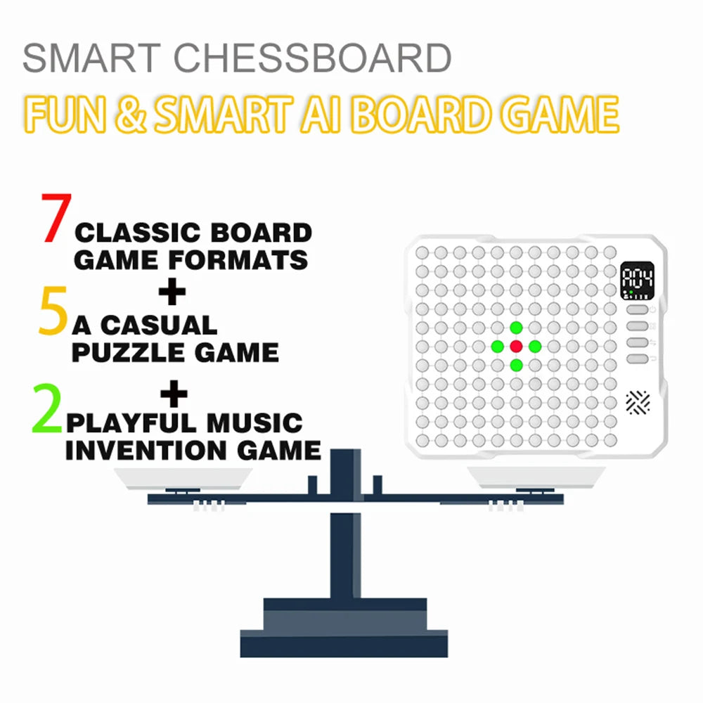 🎮🧠 Juego de Mesa Inteligente Electrónico 14 en 1 – Diversión y Aprendizaje para Toda la Familia