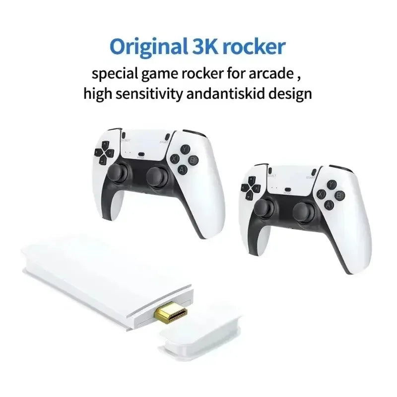 🎮 Consola Retro M15 4K HD Game Stick – Más de 20.000 Juegos con Mandos Inalámbricos