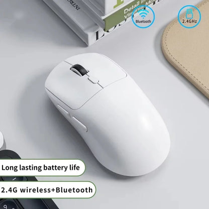 🖱️ Ratón Inalámbrico Lenovo Bluetooth 2.4G – Recargable, Ergonómico y Multimodo