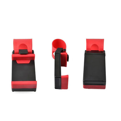 🚗📱 Soporte Universal para Móvil en el Volante con Clip de Hebilla – Ajuste Seguro y Rotación 360°