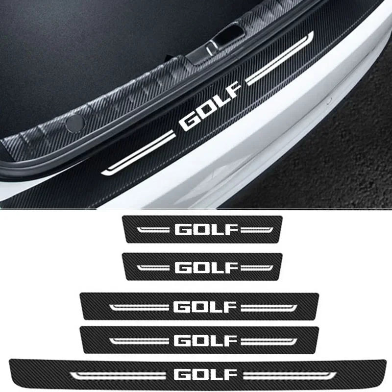 🚗✨ Protectores Adhesivos Antirayaduras para Umbral de Puerta Volkswagen VW