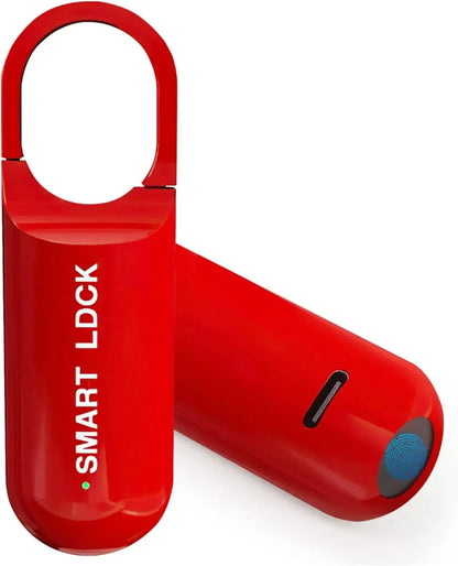 🔐 Mini Cerradura Inteligente con Huella Dactilar – Candado Biométrico Recargable Sin Llaves
