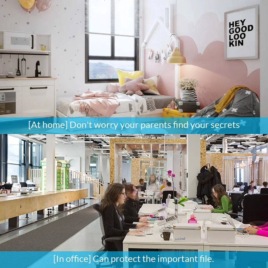 🔐 Cerradura Inteligente KERUI con Huella Dactilar – Candado Antirrobo USB Impermeable