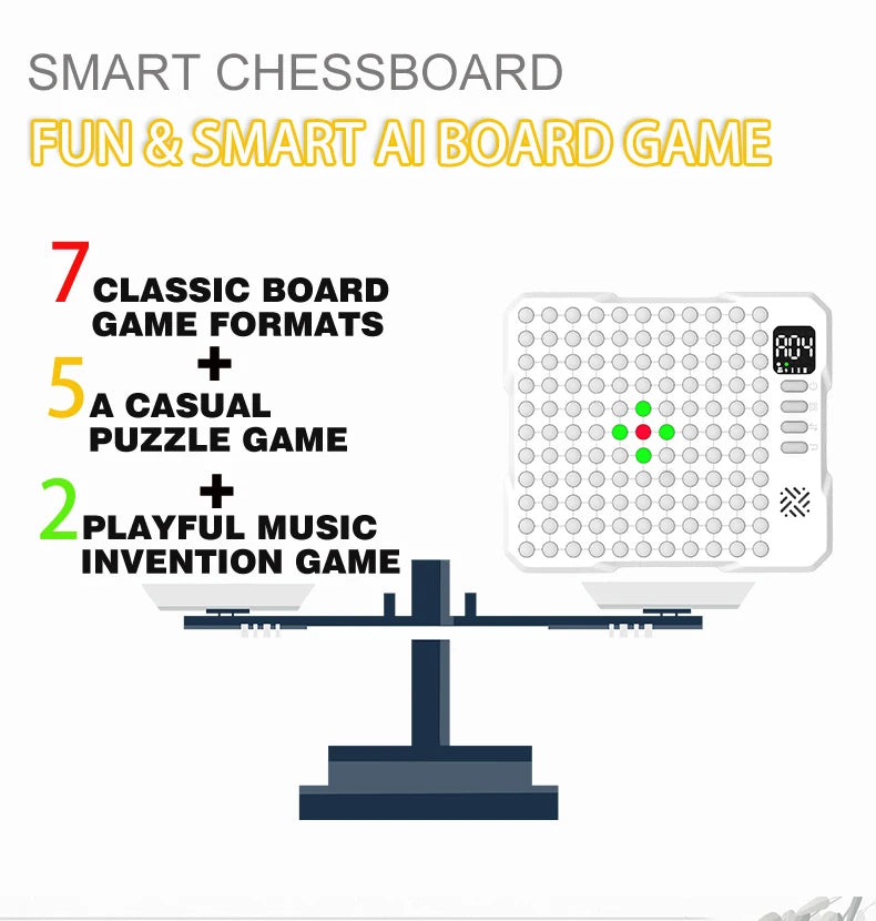 🎮🧠 Juego de Mesa Inteligente Electrónico 14 en 1 – Diversión y Aprendizaje para Toda la Familia