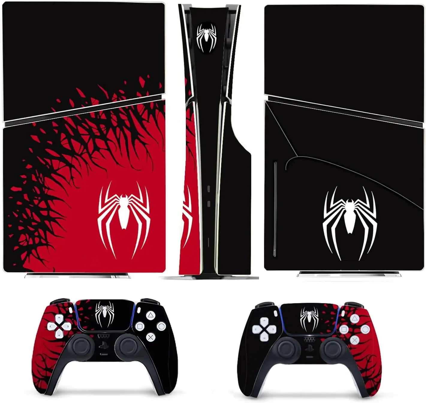 🎮 Vinilo Protector para PS5 Slim – Skin Adhesiva Diseño Superhéroes para Consola y Mandos