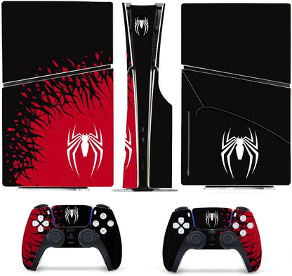 🎮 Vinilo Protector para PS5 Slim – Skin Adhesiva Diseño Superhéroes para Consola y Mandos