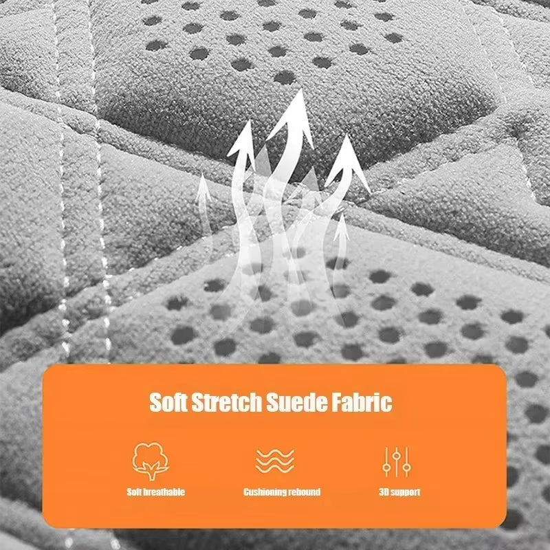 Universal Car Seat Cover Soft Suede Driver'S Seat Support Cushion Breathable Anti-Slip Protective Mat Car Interior Accessories