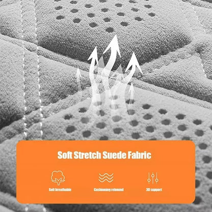 Universal Car Seat Cover Soft Suede Driver'S Seat Support Cushion Breathable Anti-Slip Protective Mat Car Interior Accessories