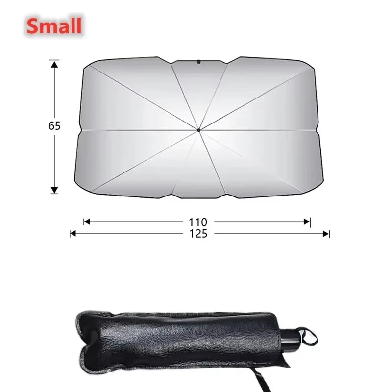 ☀️ Parasol Protector para Parabrisas de Coche – Sombrilla Plegable Anticalor para Interior