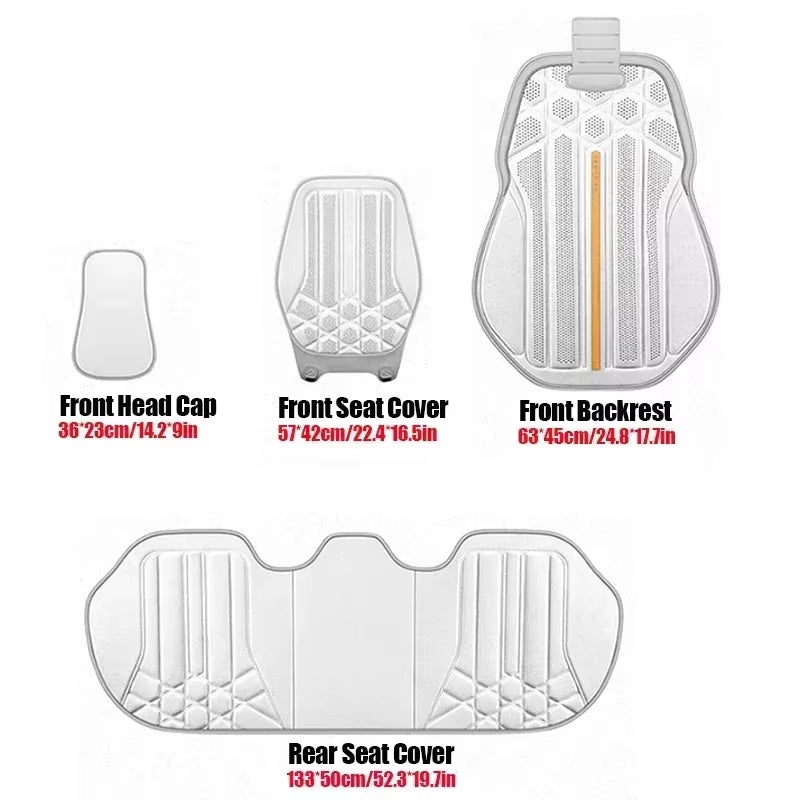 Universal Car Seat Cover Soft Suede Driver'S Seat Support Cushion Breathable Anti-Slip Protective Mat Car Interior Accessories