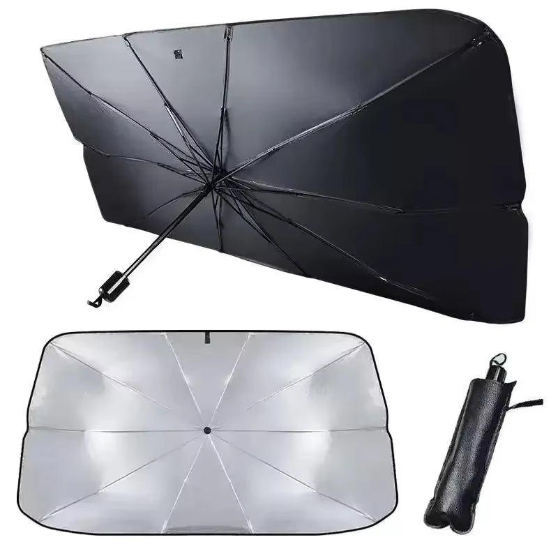 ☀️ Parasol Protector para Parabrisas de Coche – Sombrilla Plegable Anticalor para Interior