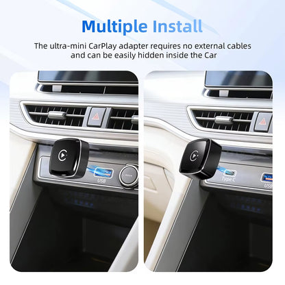 🚗 Adaptador Inalámbrico Type-C para CarPlay y Android Auto – Dongle Inteligente 2 en 1